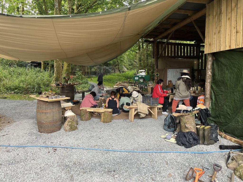 Creative work and ideas in the gathering barn